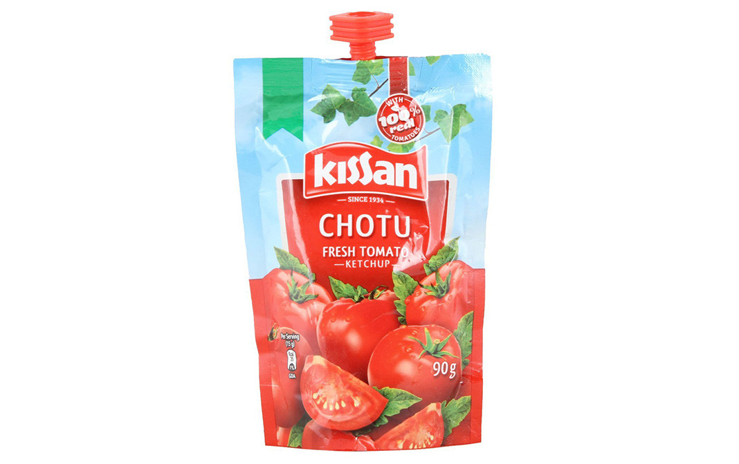 Kissan Chotu Fresh Tomato Ketchup Pouch 90 Grams GoToChef